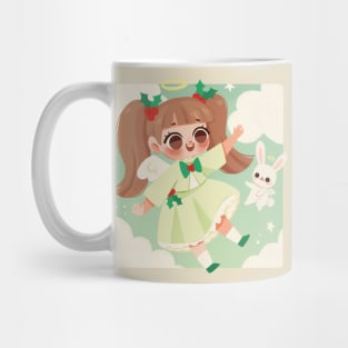 Holly Berry Angel Mug